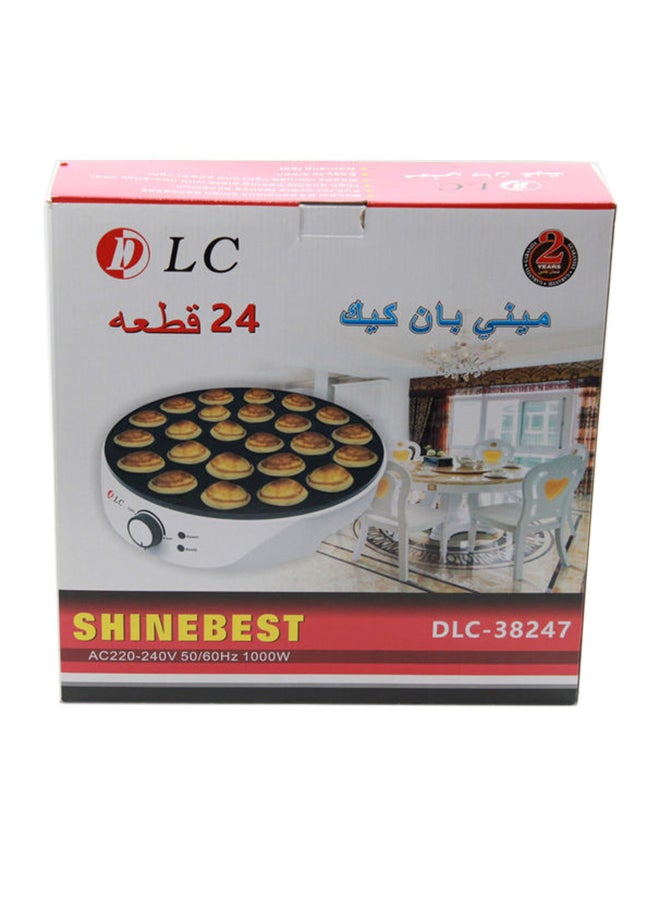 دي إل سي  ماكينة كهربائية صغيرة لصنع البان كيك 1000.0 W DLC-38247 أبيض  - Image 2