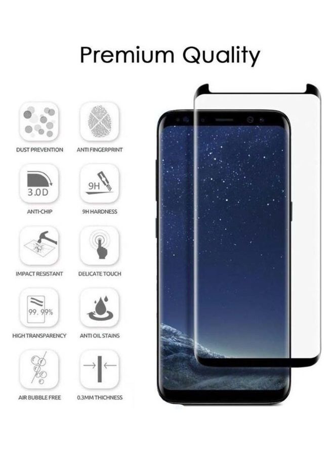 BORTONY 3D Screen Protector For Samsung Galaxy S8 Plus Clear - Image 2