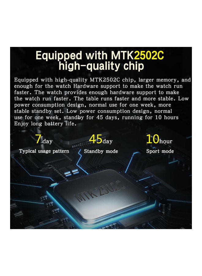 Global Version HW22 Pro Smartwatch Black - Image 4