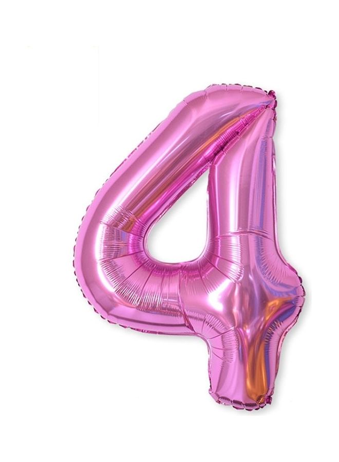 2-Piece Foil 4 Number Balloons 40inch 