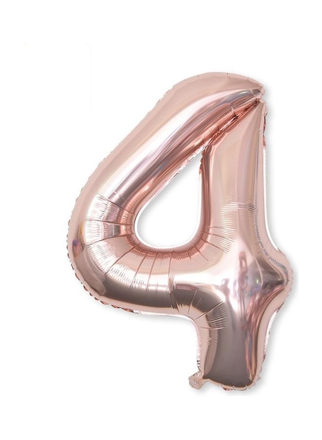 2-Piece Foil 4 Number Balloons 40inch 