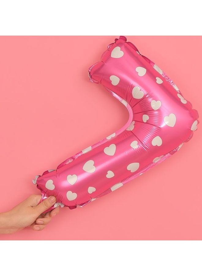 5-Piece Aluminium Foil Number Party Balloon - Image 1