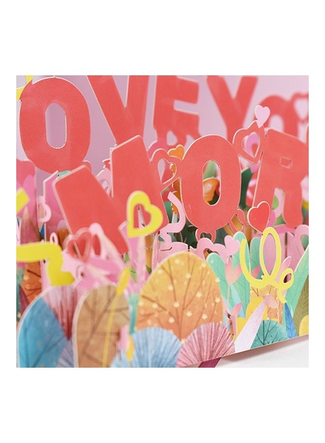 3-Piece 3D Wedding Anniversary Greeting Card - Image 3