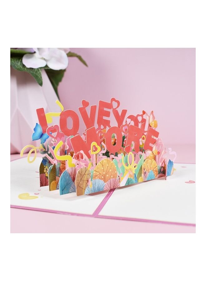 3-Piece 3D Wedding Anniversary Greeting Card - Image 2