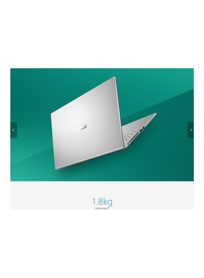ASUS - X515EA-BR181T Laptop With 15.6-Inch HD Display, Core i3-1115G4 Processer/4GB RAM/256GB SSD/Intel UHD Graphics/Eng-Arb Keyboard English/Arabic Silver - Image 1