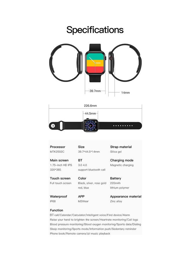 Global Version X16 Smartwatch Black - Image 5