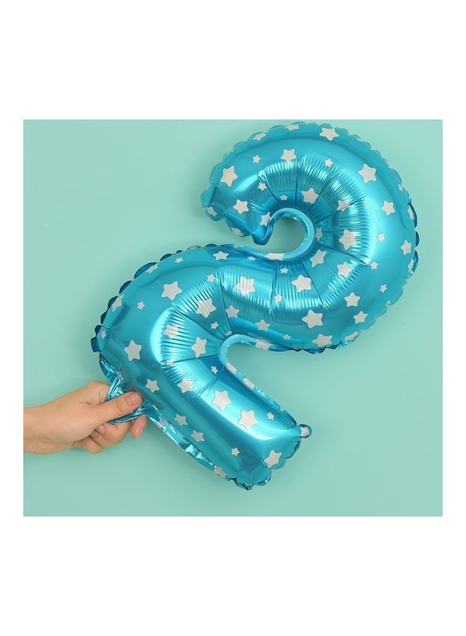 5-Piece Aluminium Foil Number Party Balloon 