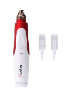 Ultima N2 Derma Pen With 2 Needle Cartridges White/Red