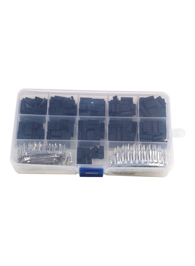620-Piece Pin Wire Terminal Connectors With Storage Box Black  - Image 3