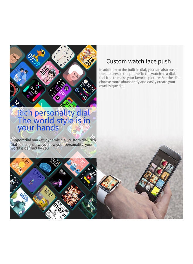 High Version HW22 Smartwatch White - Image 4