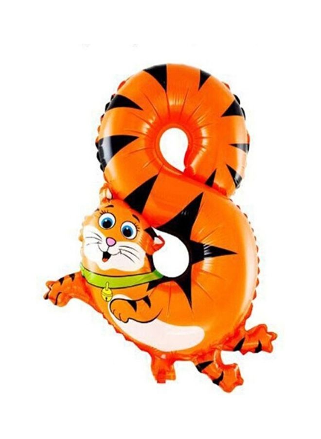 3-Piece Number 8 Shaped Cartoon Party Decorated Aluminum Balloon 