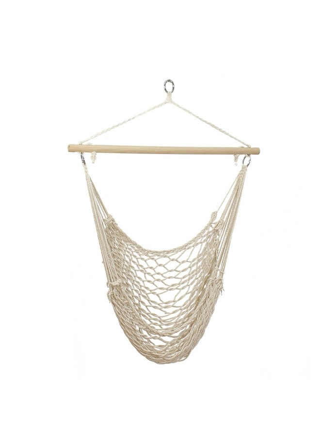 Generic Hammock Chair Cotton Rope Weaving Chair Swing  - Image 1