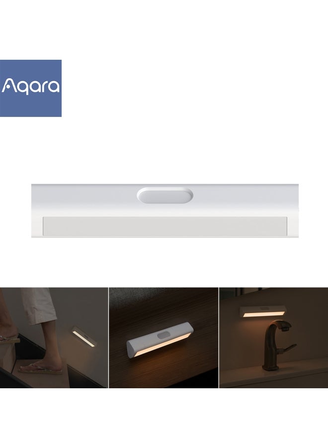 أكارا مصباح LED ليلي بجهاز استشعار ذكي لجسم الإنسان أبيض  - Image 1
