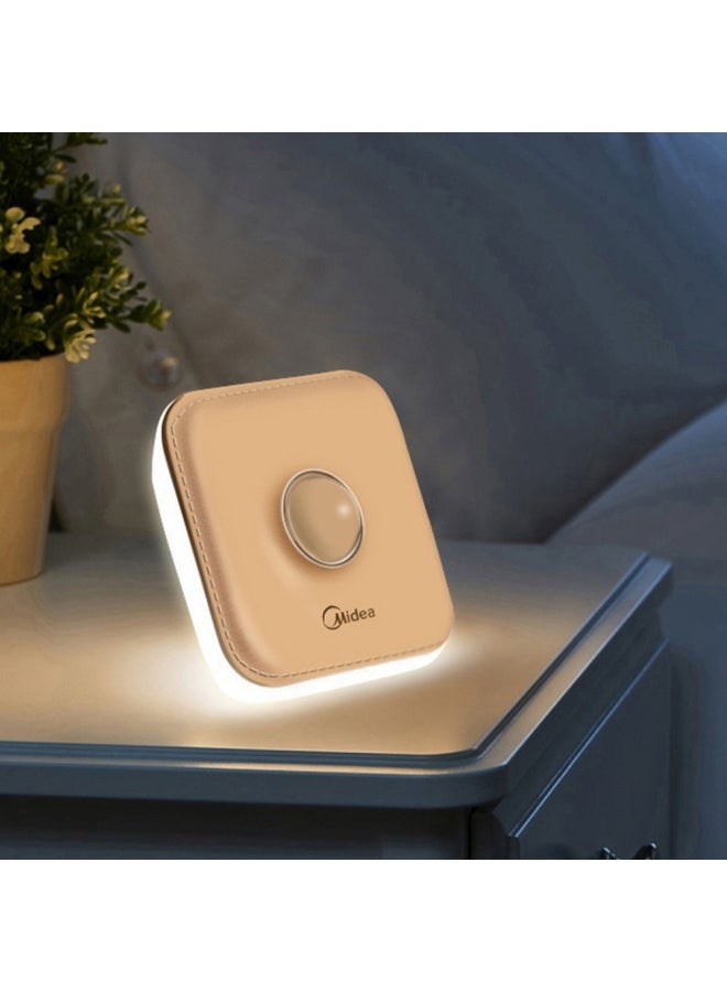 مديا مصباح ليلي LED لاسلكي قابل للشحن ومزود بجهاز استشعار حركي أبيض دافئ - Image 4