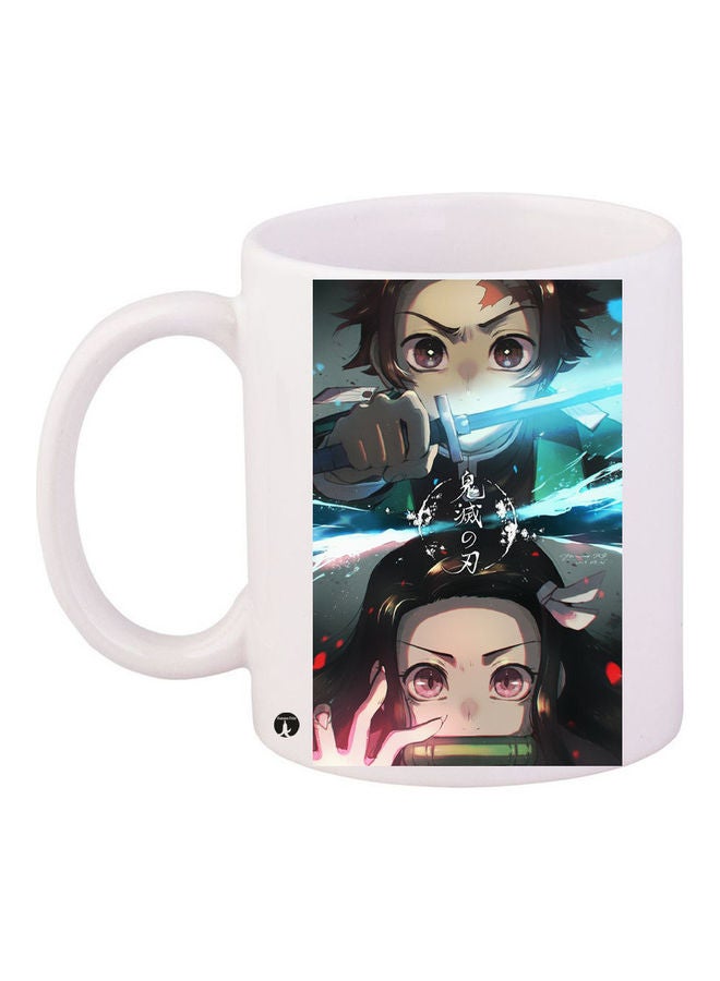 BP Printed Ceramic Coffee Mug Multicolour