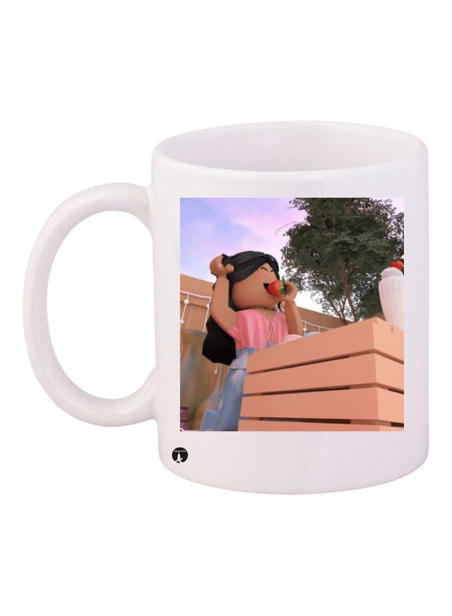 بي بي مج قهوة من السيراميك مزين بطبعة متعدد الألوان