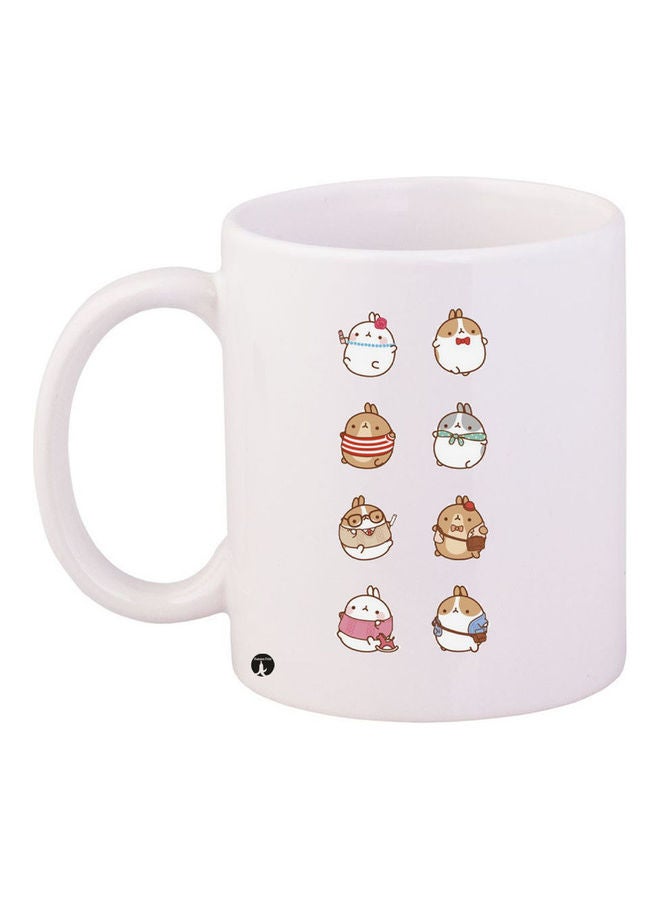 BP Printed Ceramic Coffee Mug Multicolour
