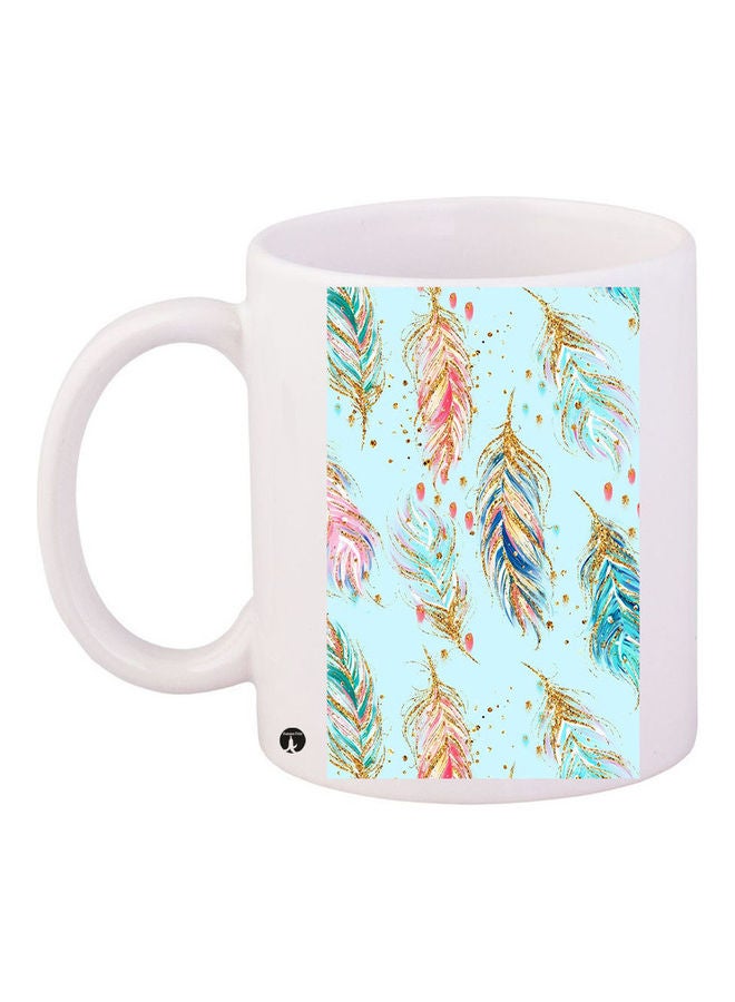 BP Printed Ceramic Coffee Mug Multicolour