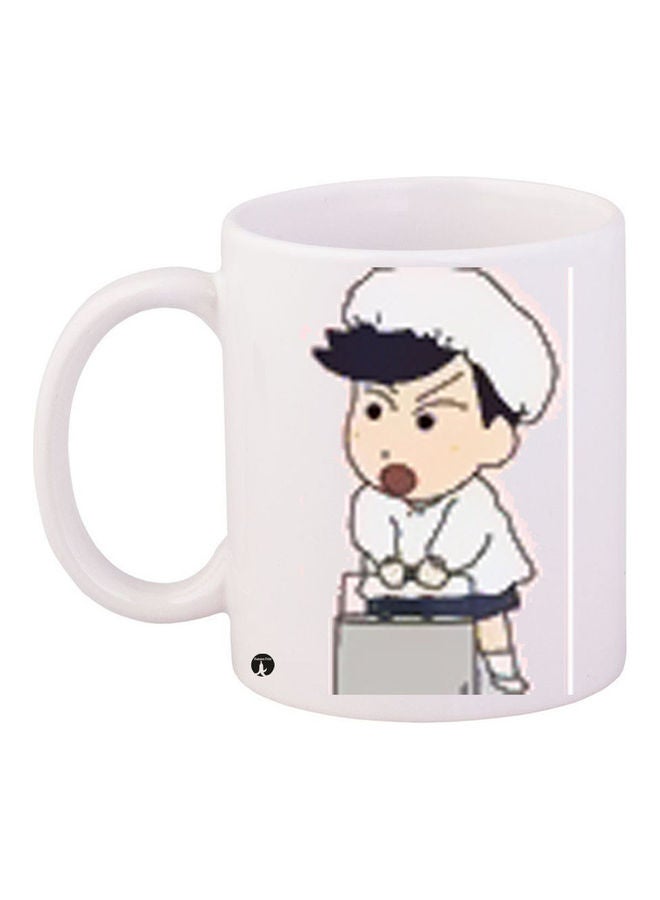 BP Printed Ceramic Coffee Mug Multicolour