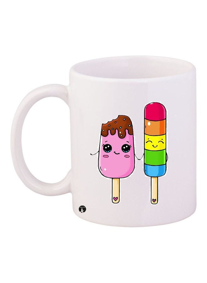 BP Printed Ceramic Coffee Mug Multicolour