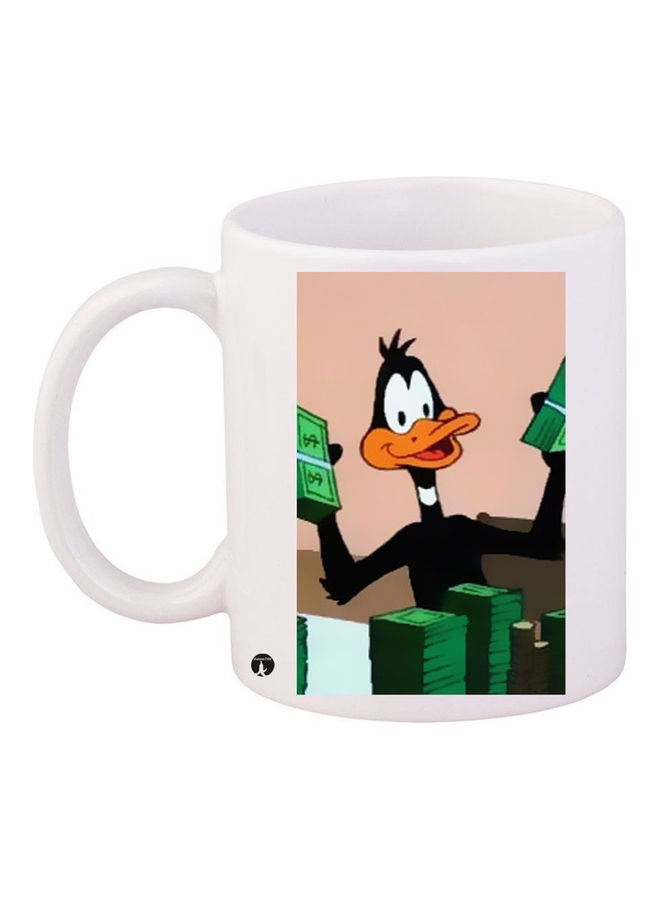 Printed Ceramic Coffee Mug Multicolour