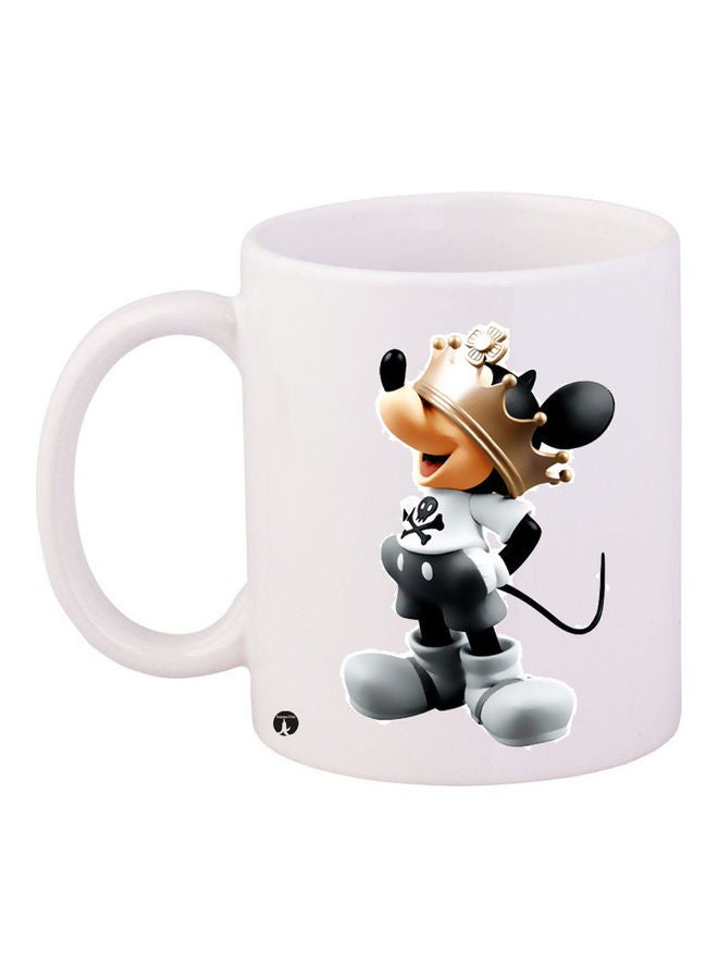 Printed Ceramic Coffee Mug Multicolour