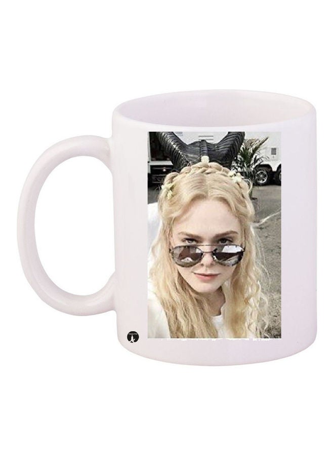 بي بي قدح قهوة مطبوع متعدد الألوان