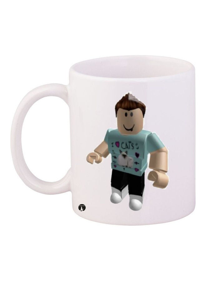 قدح قهوة مطبوع متعدد الألوان