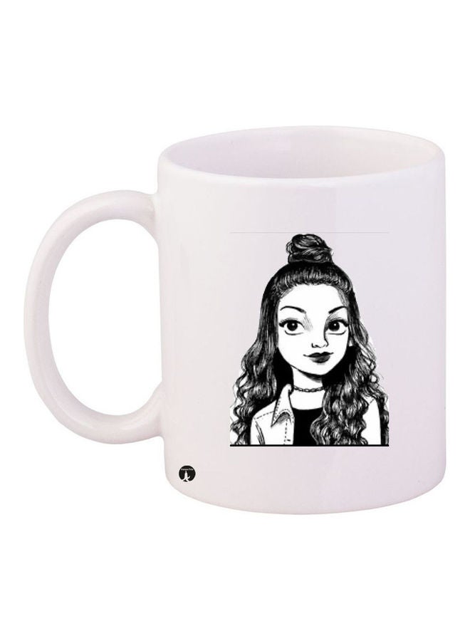 BP Printed Coffee Mug White/Black