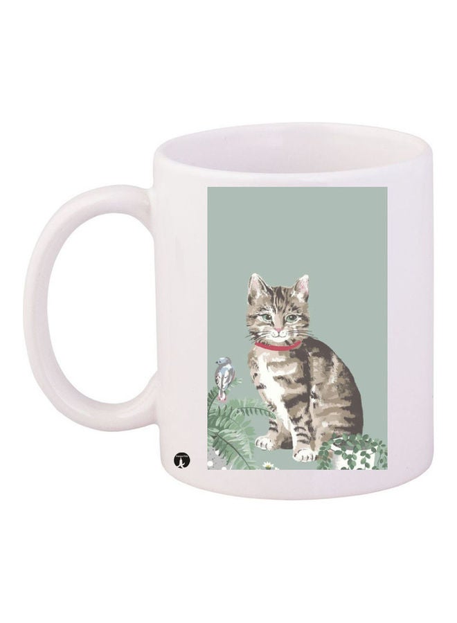 BP Printed Ceramic Coffee Mug Multicolour