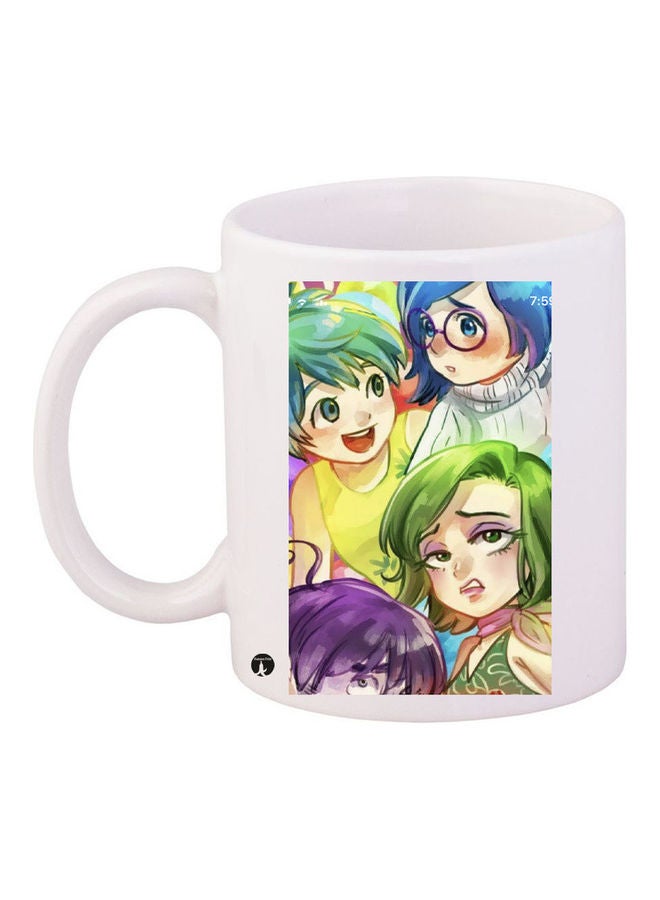 بي بي مج قهوة من السيراميك مزين بطبعة متعدد الألوان