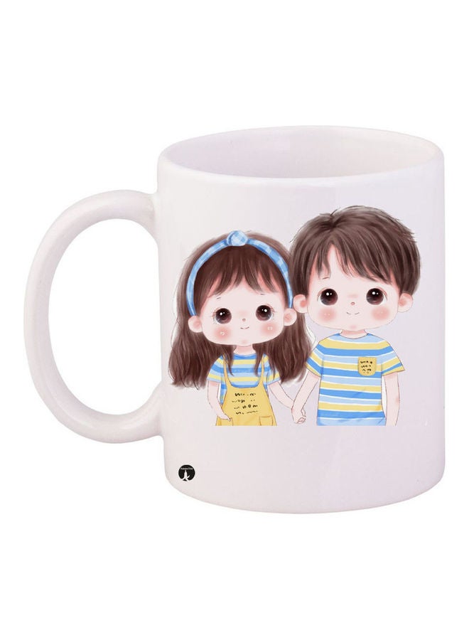 Printed Coffee Mug Multicolour