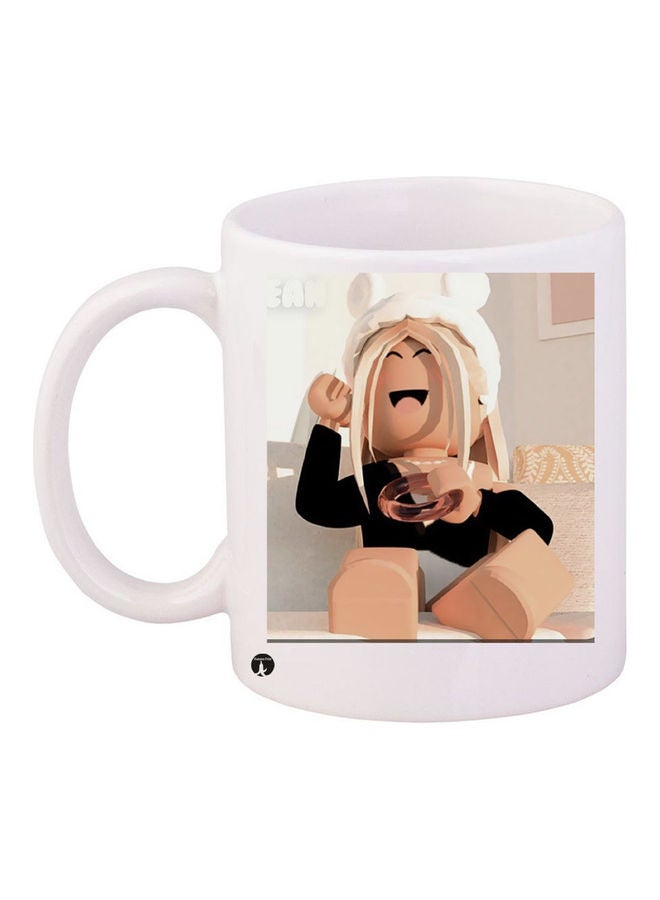 BP Printed Ceramic Coffee Mug Multicolour