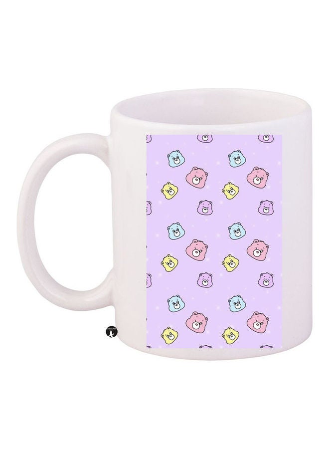 بي بي مج قهوة من السيراميك مزين بطبعة متعدد الألوان