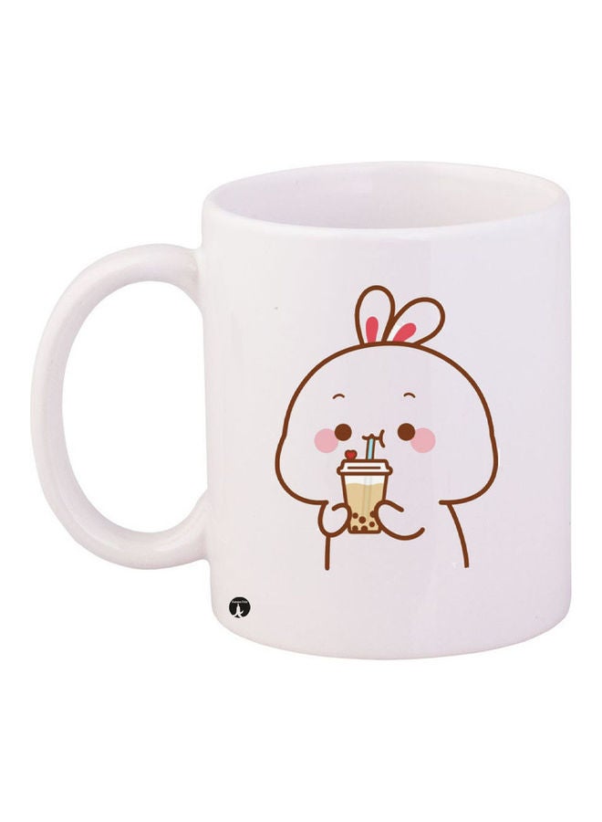 بي بي قدح قهوة مطبوع متعدد الألوان