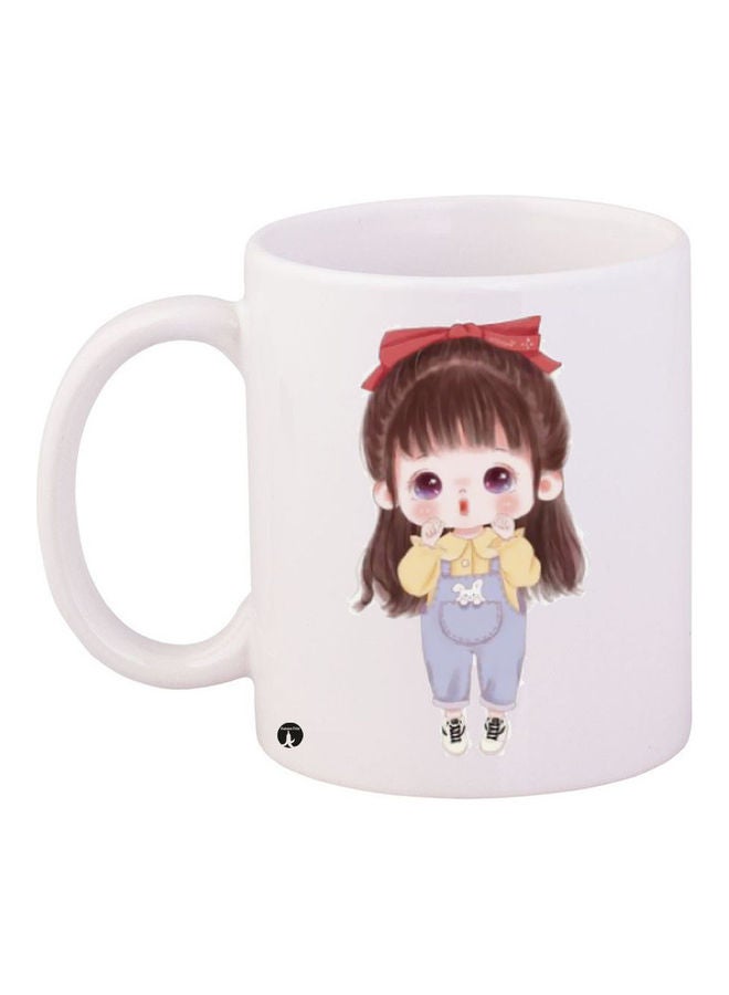 بي بي قدح قهوة مطبوع متعدد الألوان