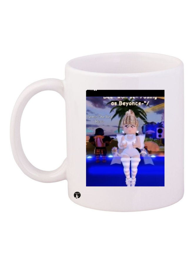 بي بي قدح قهوة مطبوع متعدد الألوان