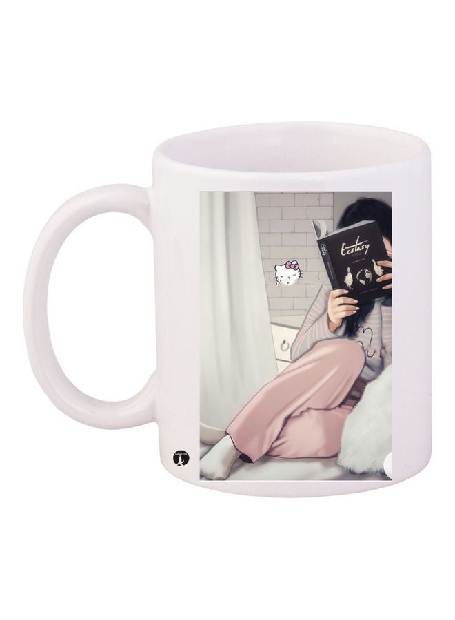 بي بي مج قهوة من السيراميك مزين بطبعة متعدد الألوان