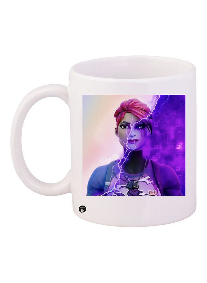 BP Printed Ceramic Coffee Mug Multicolour