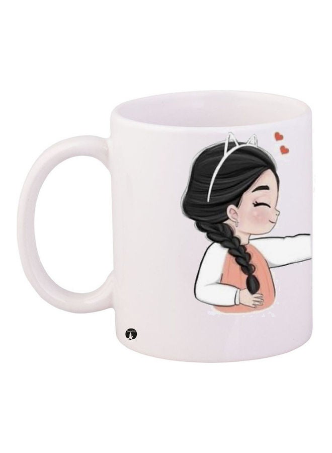 بي بي مج قهوة من السيراميك مزين بطبعة متعدد الألوان