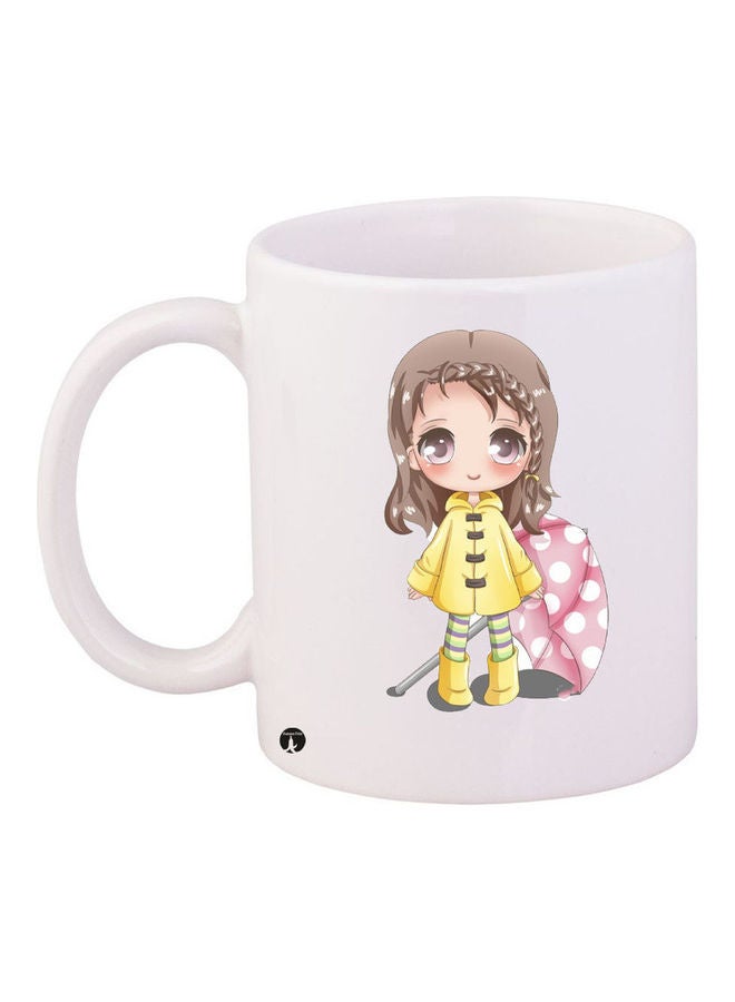 بي بي مج قهوة من السيراميك مزين بطبعة متعدد الألوان