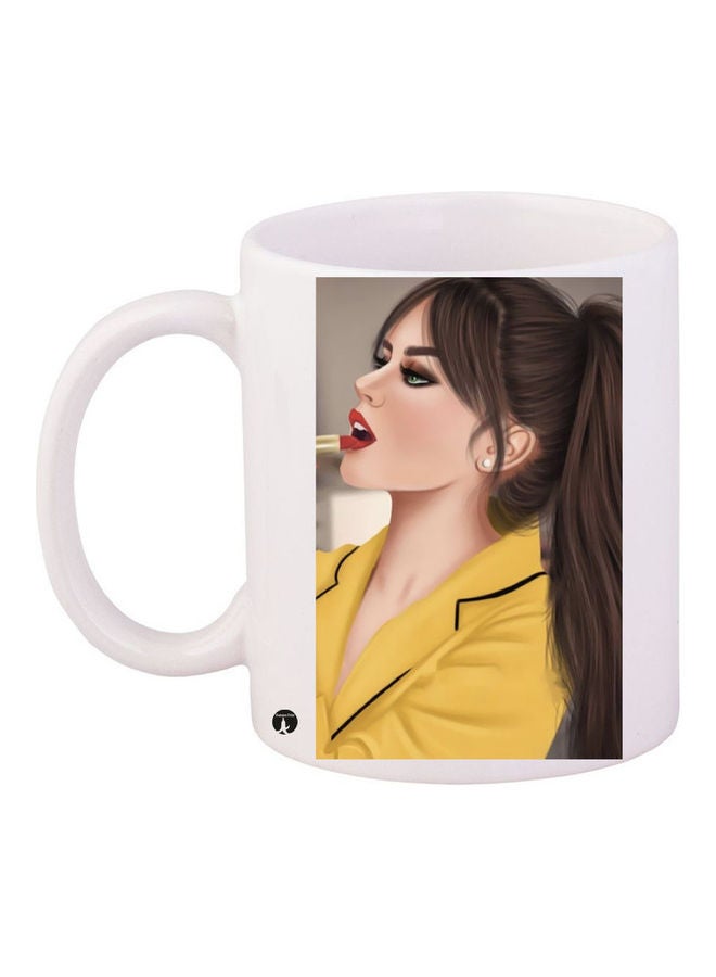 BP Printed Ceramic Coffee Mug Multicolour