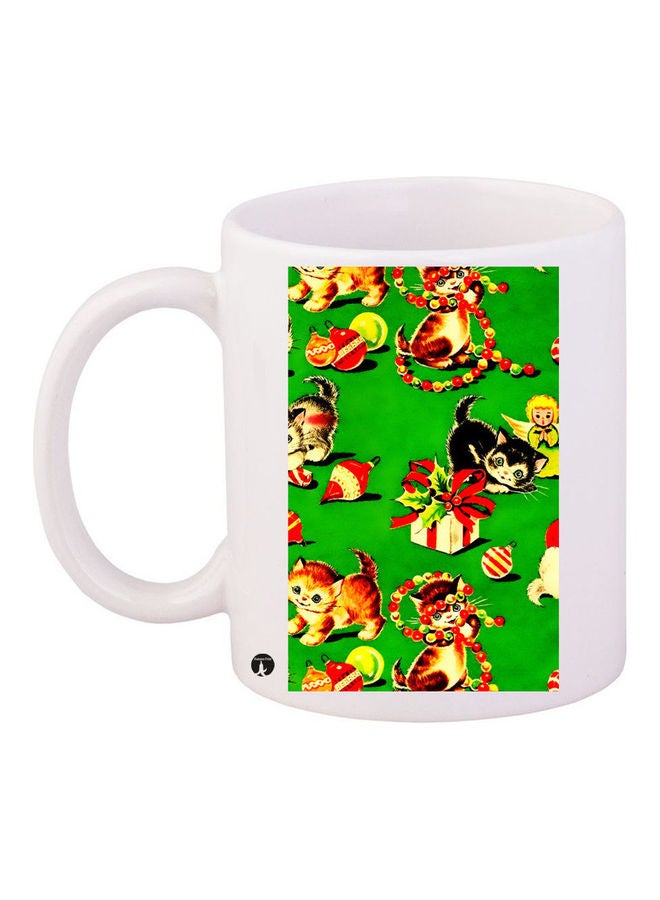 بي بي مج قهوة من السيراميك مزين بطبعة متعدد الألوان