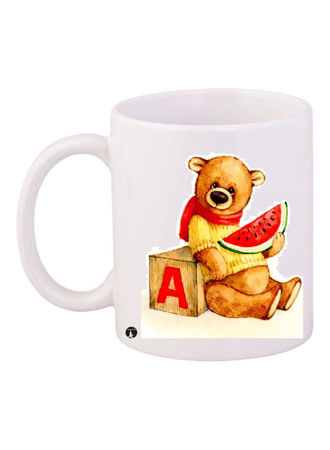 BP Printed Ceramic Coffee Mug Multicolour