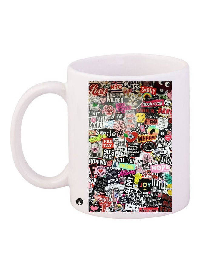 BP Printed Coffee Mug Multicolour