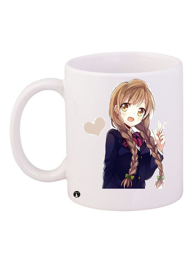 بي بي قدح قهوة مطبوع متعدد الألوان