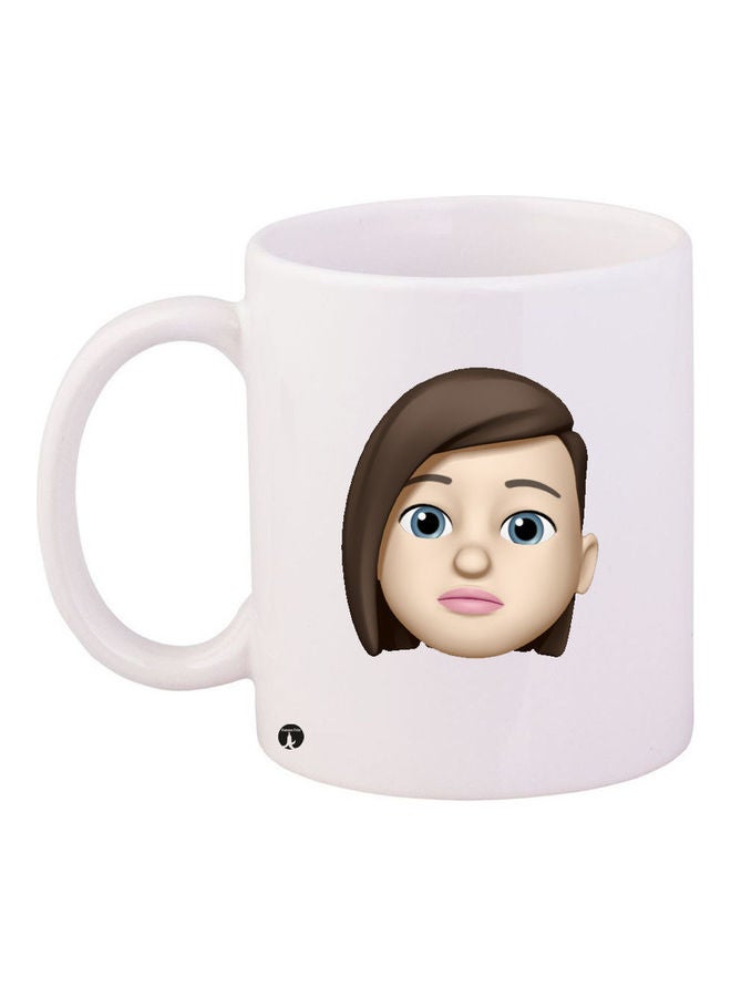 بي بي قدح قهوة مطبوع متعدد الألوان