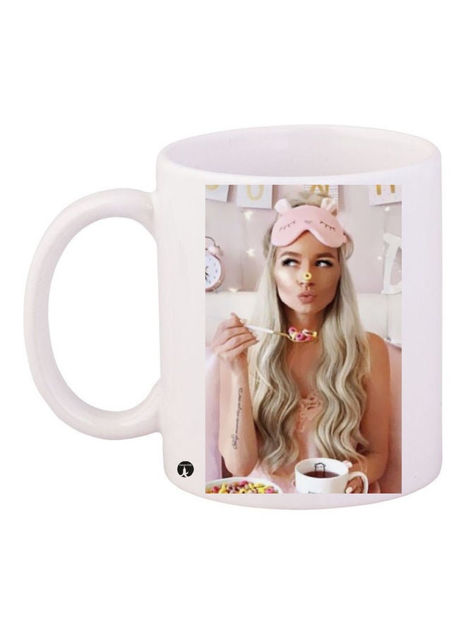 بي بي قدح قهوة مطبوع متعدد الألوان