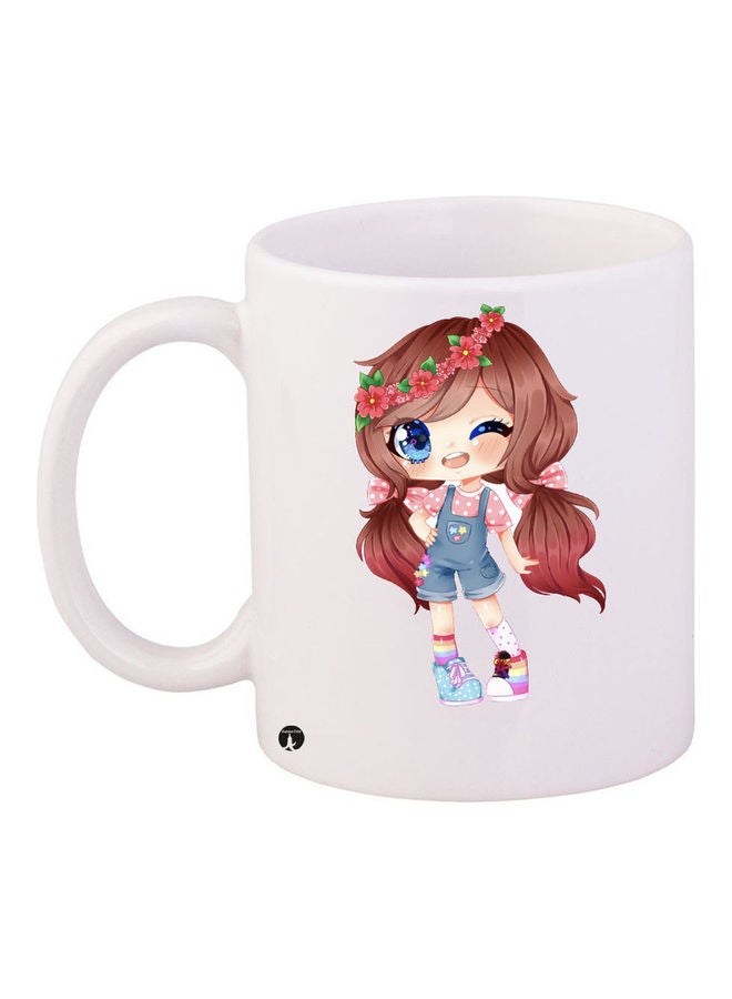 قدح قهوة مطبوع متعدد الألوان