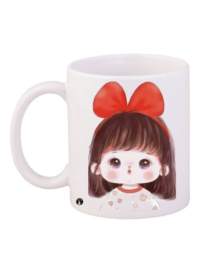 بي بي قدح قهوة مطبوع متعدد الألوان